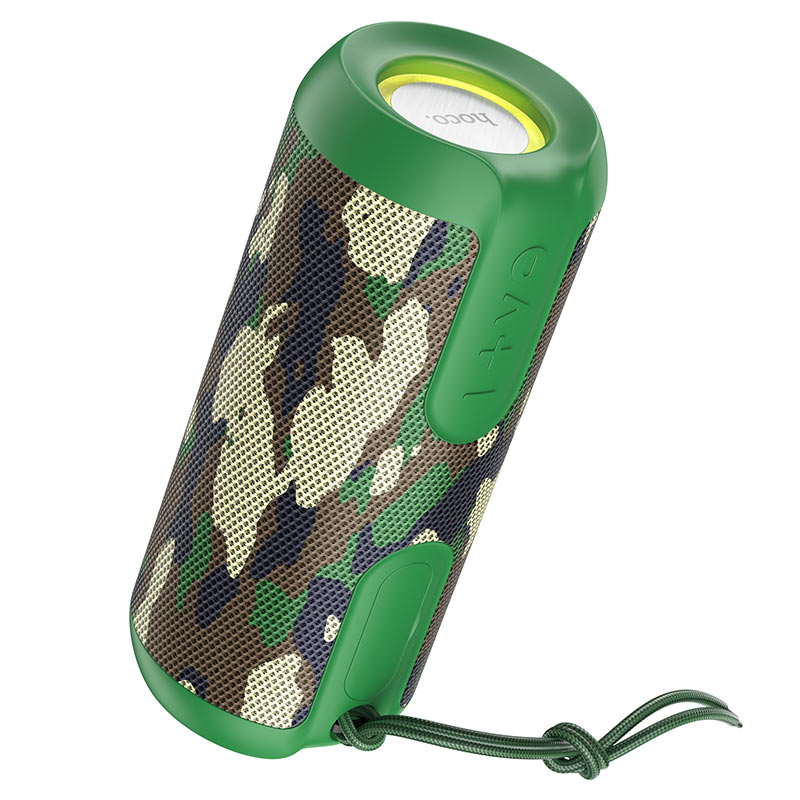 Hoco BS48 Artistic sports BT speaker - Camouflage green - Saif Al Najmi Kw